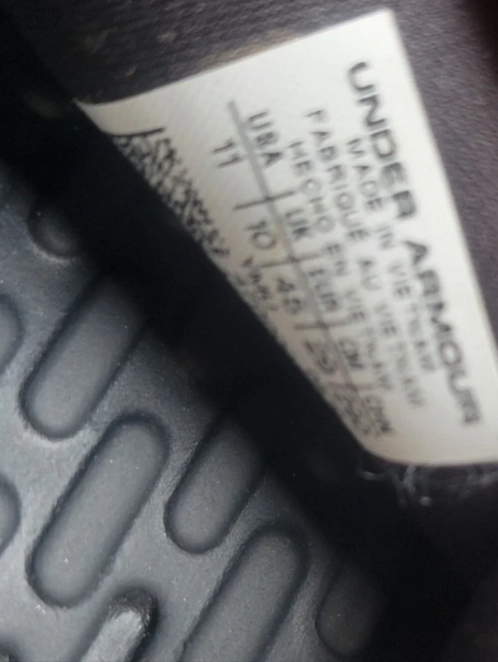 Under Armour Black Playmaker Fix Slides Size 11